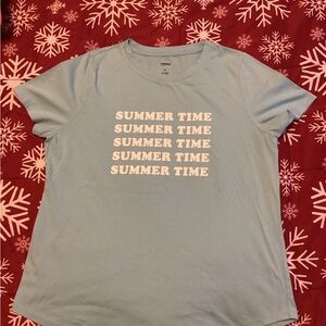 Light Blue 'Summer Time' T-Shirt